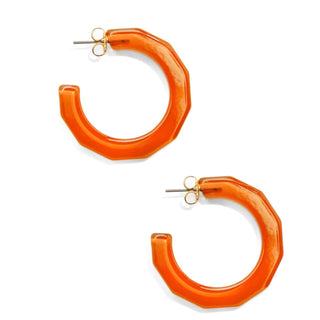 Large Textured Hoop Earring - Annie Jack TX