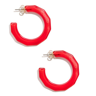 Large Textured Hoop Earring - Annie Jack TX