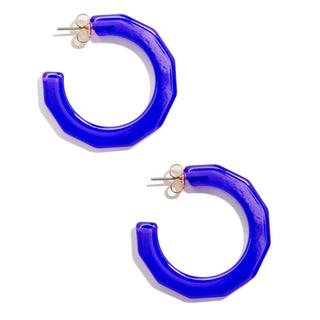 Large Textured Hoop Earring - Annie Jack TX