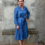 Chambray Buttondown Dress - Annie Jack TX