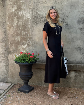 Oh So Comfortable Drop Shoulder Dress - Annie Jack TX