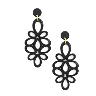 Resin Blooming Flower Drop Earring - Annie Jack TX