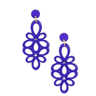 Resin Blooming Flower Drop Earring - Annie Jack TX