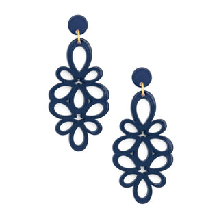 Resin Blooming Flower Drop Earring - Annie Jack TX