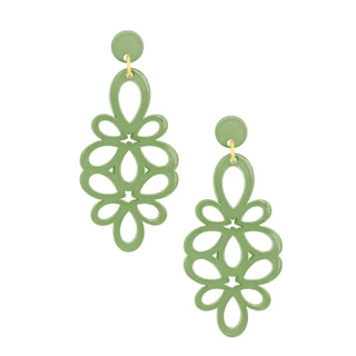 Resin Blooming Flower Drop Earring - Annie Jack TX