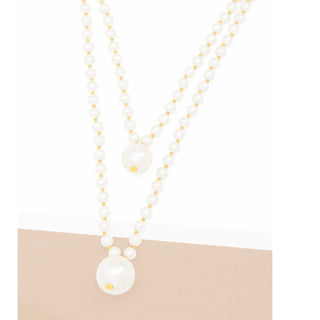 Double Pearl Long Necklace - Annie Jack TX