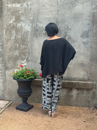 Breezy Wide Neck Blouse - Annie Jack TX