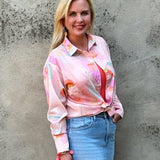 Watercolor Multi Blouse - Annie Jack TX