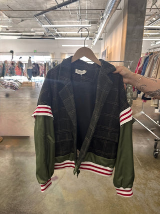 Collared Plaid Jacket - Annie Jack TX