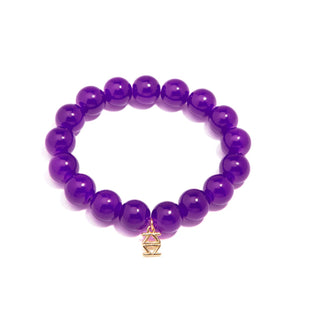 Glass Bead Stretch Bracelet - Annie Jack TX