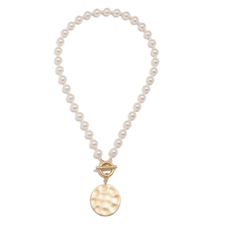 Pearl & Charm Collar Necklace - Annie Jack TX
