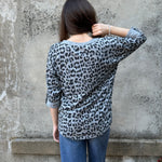 Leopard Scoop Neck Top - Annie Jack TX