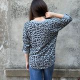 Leopard Scoop Neck Top - Annie Jack TX