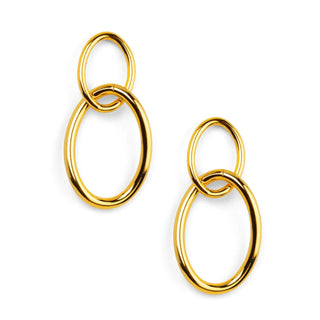 Two Oval Link Drop Earring - Annie Jack TX