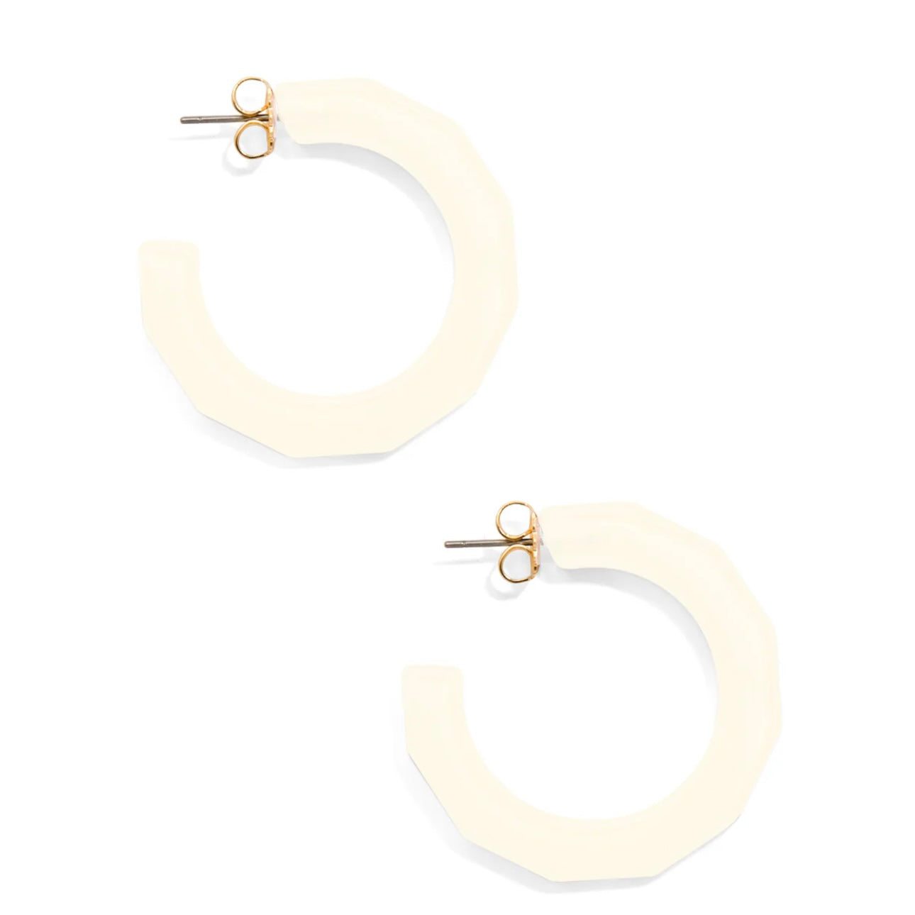 Large Textured Hoop Earring - Annie Jack TX