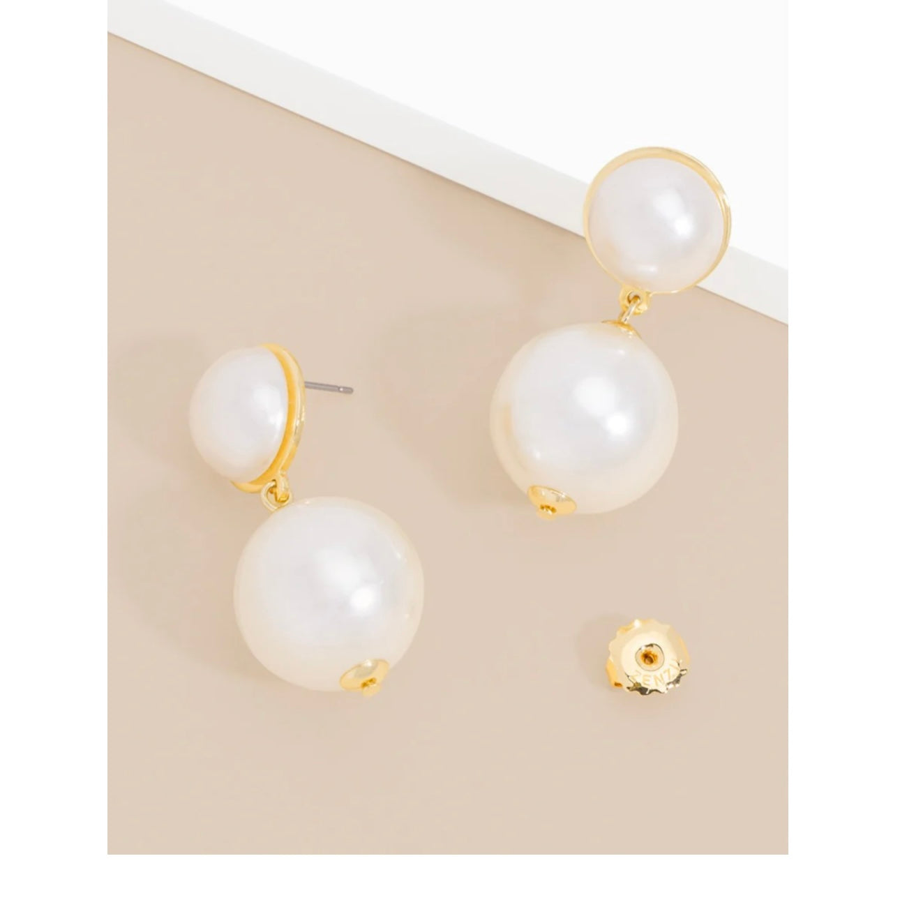 Double Pearl Drop Earring - Annie Jack TX