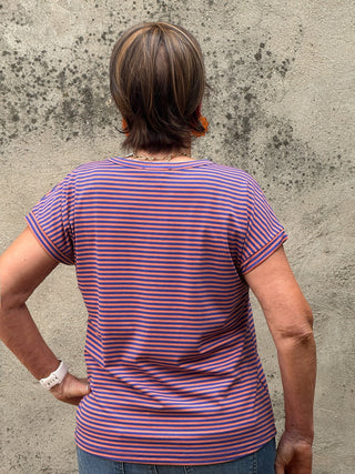 Pinstripe Jersey Top - Annie Jack TX