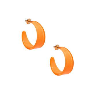 Large Chunky Resin Hoop Earring - Annie Jack TX