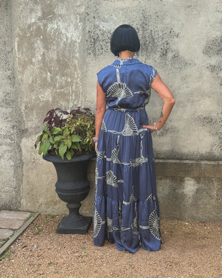 Collared Cap Sleeve Dress - Annie Jack TX