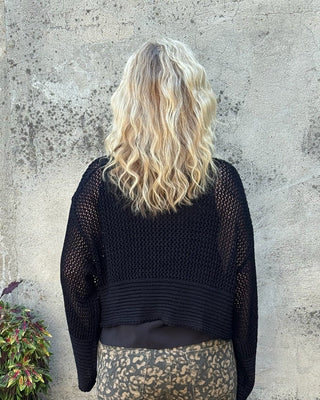 Open Weave Bolero Cardigan - Annie Jack TX
