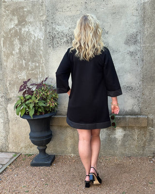 Collared Front Button Dress - Annie Jack TX