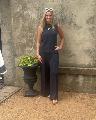 The Elevated Pintuck Athleisure Pant - Annie Jack TX