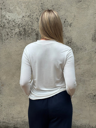 Lightweight Long Sleeve Scoop Neck Top - Annie Jack TX