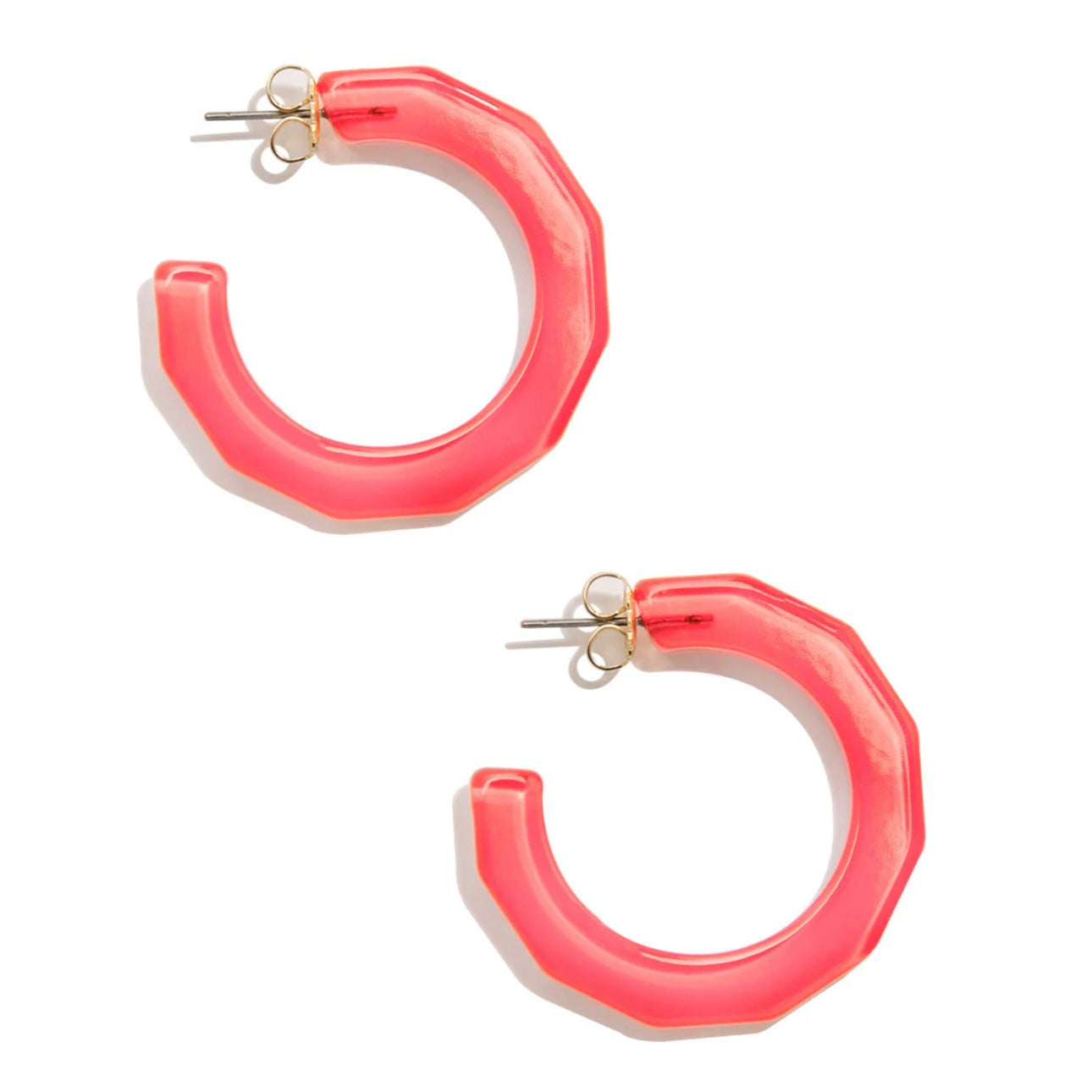 Large Textured Hoop Earring - Annie Jack TX