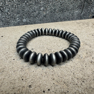 Navajo Pearl Beads Silver Bracelet - Annie Jack TX