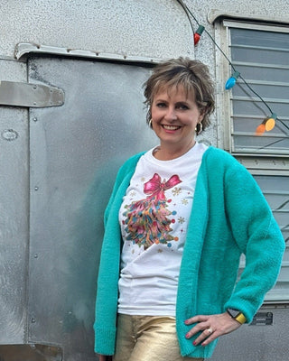 Marisol Fuzzy Cardigan - Annie Jack TX