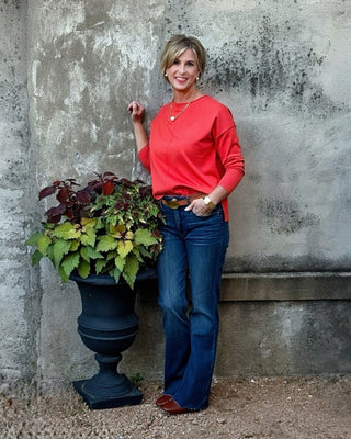 Round Roll Neck Sweater - Annie Jack TX