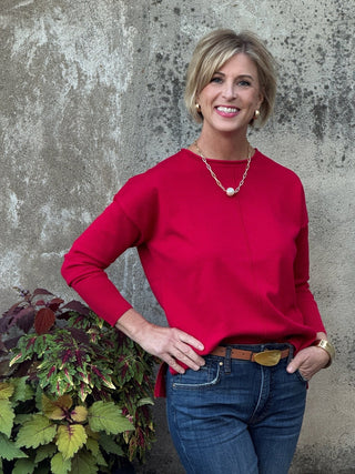 Round Roll Neck Sweater - Annie Jack TX