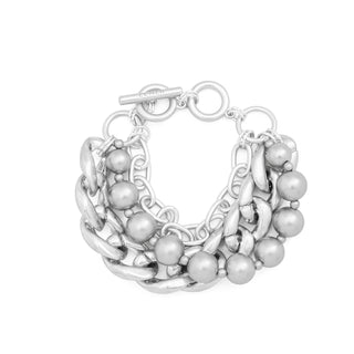 Mixed Media Toggle Bracelet - Annie Jack TX