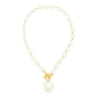 Pearl Beaded Collar Necklace - Annie Jack TX