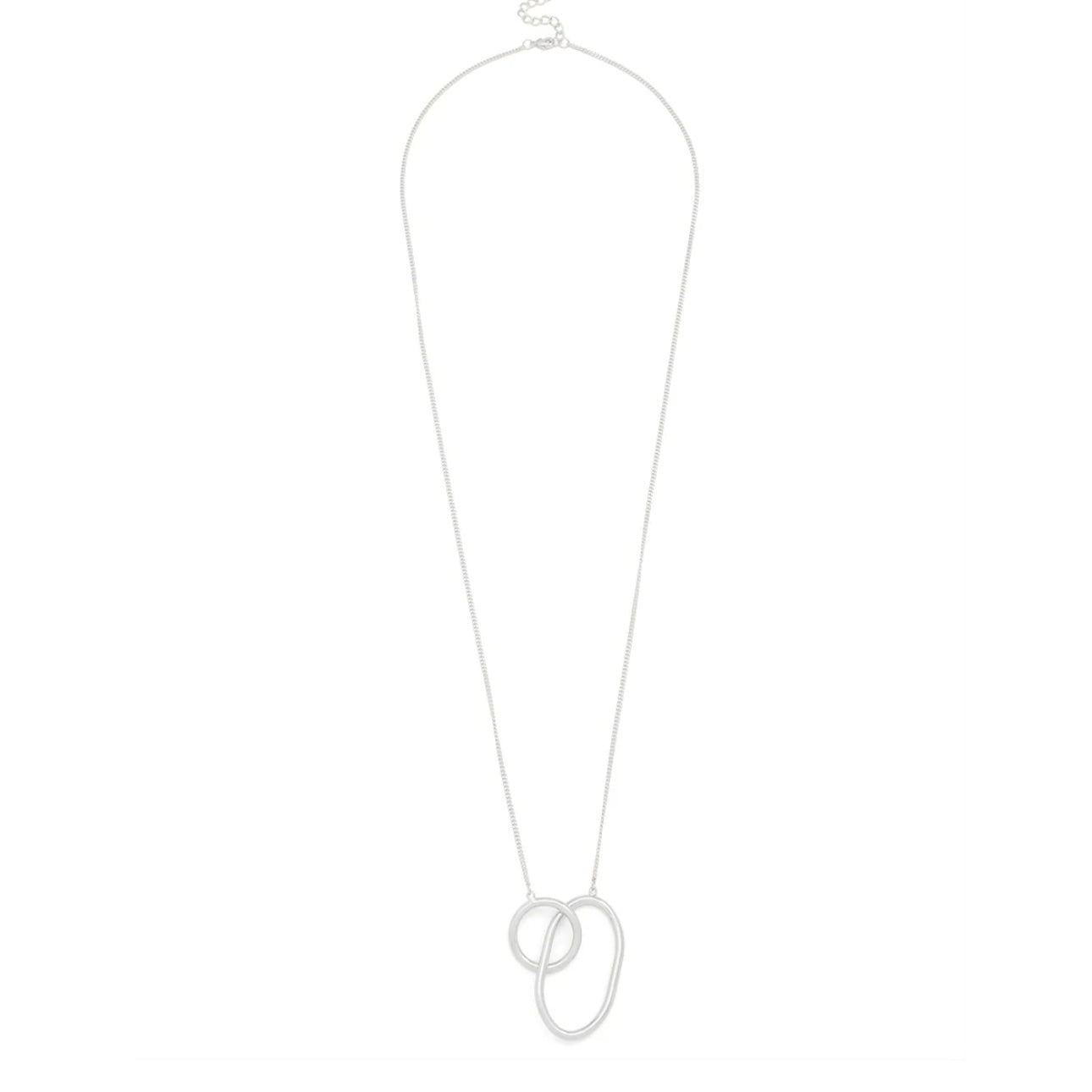 Ellipsis and Circle  Charm Necklace - Annie Jack TX