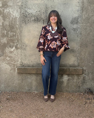 Autumn Bloom Blouse - Annie Jack TX