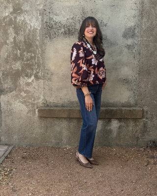Autumn Bloom Blouse - Annie Jack TX