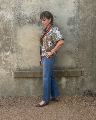 Charlotte High Rise-Fab Ab Wide Leg - Annie Jack TX