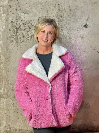 Pink Cozy Jacket - Pink Friday! - Annie Jack TX