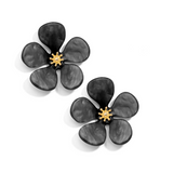 Glistening Resin Flower Stud Earring - Annie Jack TX