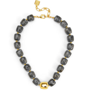 Tessa Puffy Square Short Necklace - Annie Jack TX
