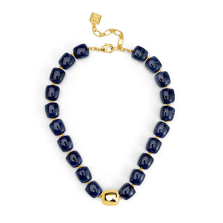 Tessa Puffy Square Short Necklace - Annie Jack TX