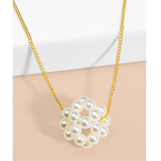 Clustered Pearl Necklace - Annie Jack TX