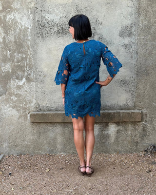 The Genevieve Lace Shift Dress - Annie Jack TX