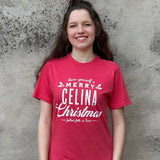 Merry Celina Christmas Tshirt - Annie Jack TX