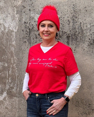 Christmas Tee Shirt Matthew 2:10 - Annie Jack TX