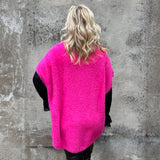 Short Sleeve Crew Neck Long Sweater - Annie Jack TX