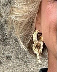 Missing Link Drop Earrings - Annie Jack TX