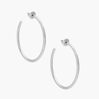 Medium 40mm Thin Hoop Earring - Annie Jack TX