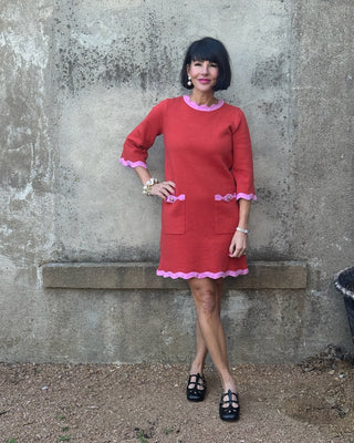 Scalloped Sweater Dress - Annie Jack TX